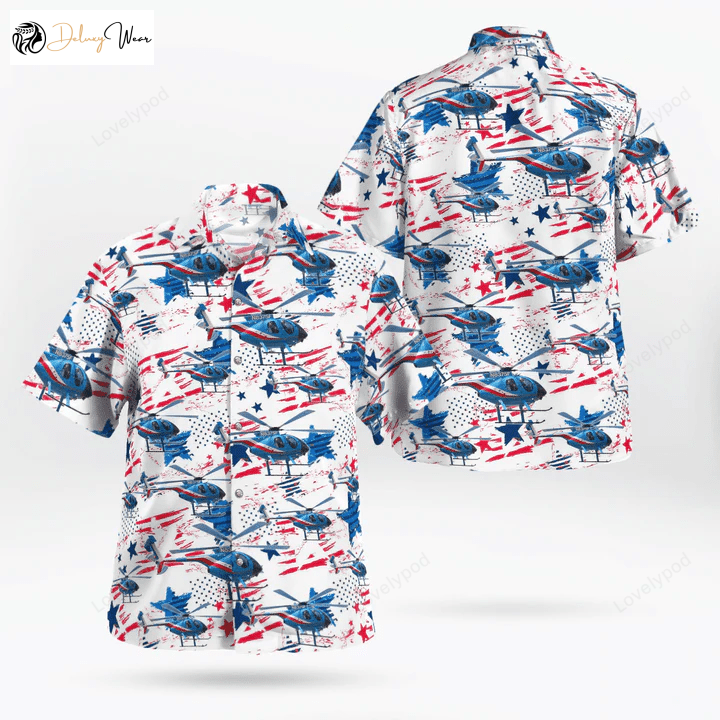Houston Police Department Helicopter Patrol Division Hawaiian Shirt Gift for Men Women Fans – Stylish & Official Merchandise