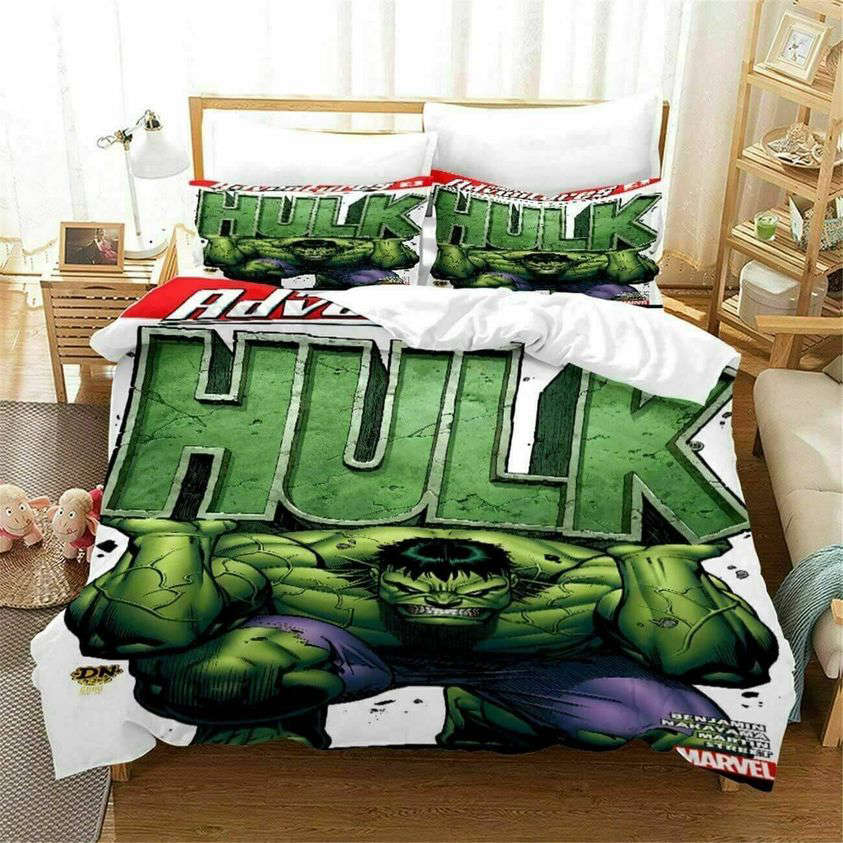 Hulk Marvel Love Bedding Set Decor Gift For Men Women Decor Gift For Men Women G95