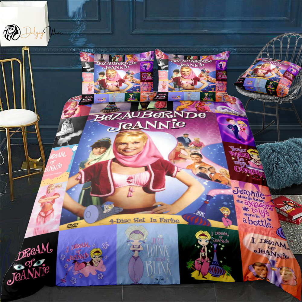 I Dream of Jeannie Bedding Set Decor Gift For Men Women Decor Gift For Men Women CH