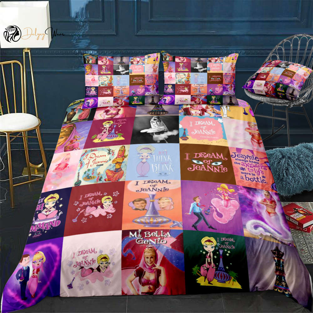 I Dream of Jeannie lover Bedding Set Decor Gift For Men Women Decor Gift For Men Women G95