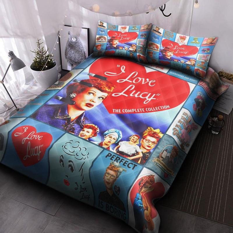 I Love Lucy Og Quilt Bedding Set Decor Gift For Men Women Decor Gift For Men Women G95