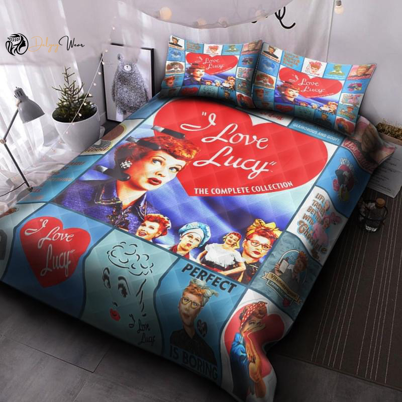 I Love Lucy Og Quilt Bedding Set Decor Gift For Men Women Decor Gift For Men Women G95