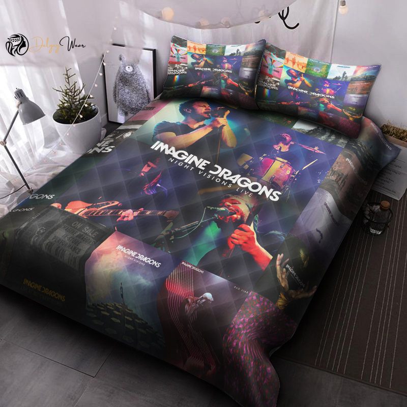 Imagine Dragons 1 Bedding Set Decor Gift For Men Women Decor Gift For Men Women G95