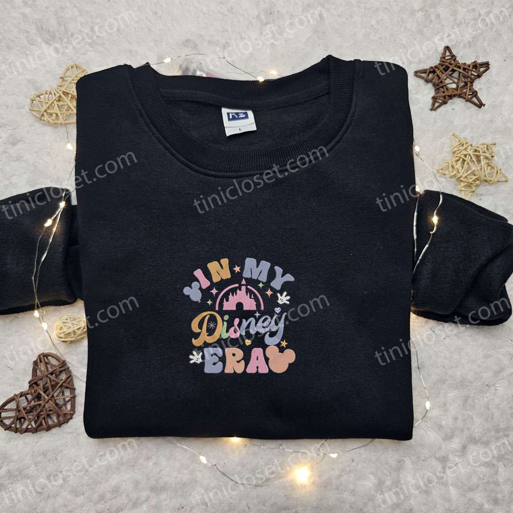 Disney Era Embroidered Shirt & Characters Hoodie: Perfect Gift Idea for Disney Fans Disney Era Embroidered Shirt & Characters Hoodie: Perfect Gift Idea for Disney Fans
