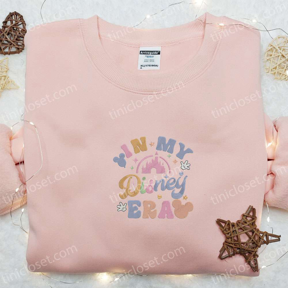 Disney Era Embroidered Shirt & Characters Hoodie: Perfect Gift Idea for Disney Fans Disney Era Embroidered Shirt & Characters Hoodie: Perfect Gift Idea for Disney Fans