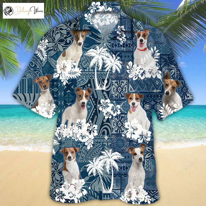 Stylish Jack Russell Terrier Hawaiian Shirt Gift for Men Women Fans: Perfect for Dog Lovers & Summer Fun!