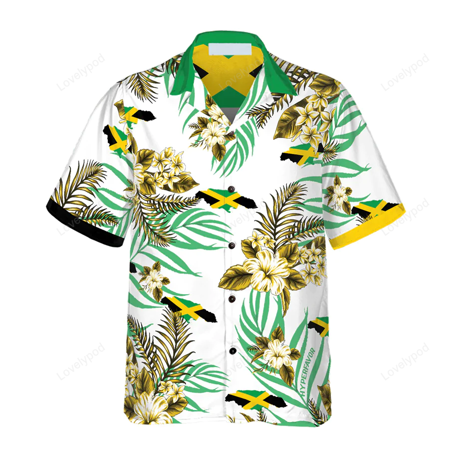 Jamaica Proud Hawaiian Shirt Gift for Men Women Fans: Stylish Unisex Apparel for All Ages (68 characters)
