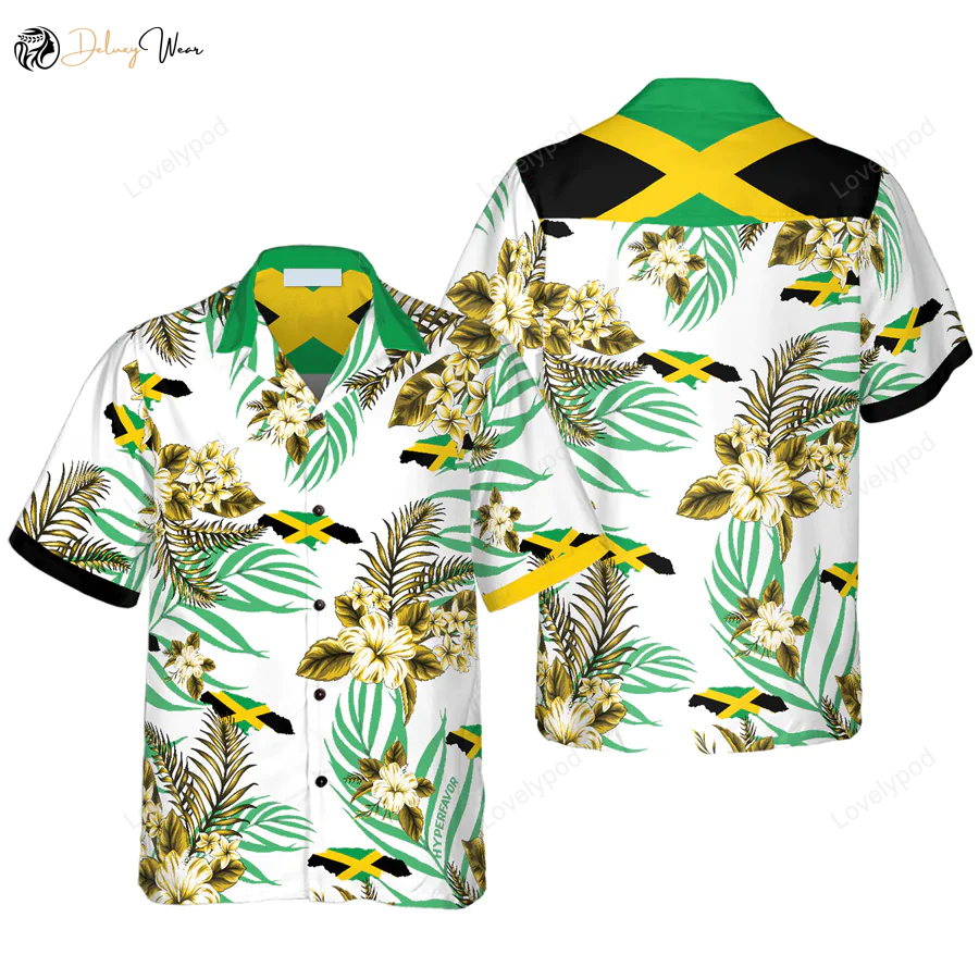Jamaica Proud Hawaiian Shirt Gift for Men Women Fans: Stylish Unisex Apparel for All Ages (68 characters)