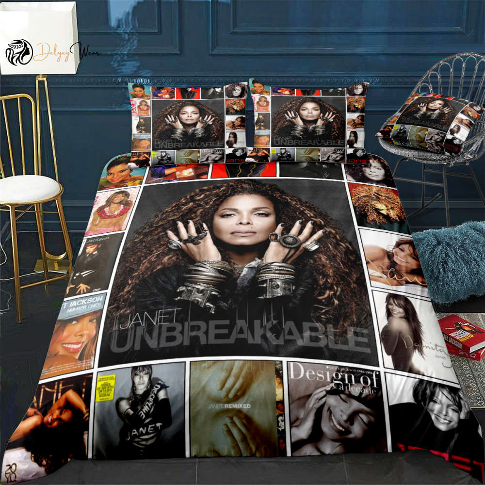 Janet Jackson  Bedding Set Decor Gift For Men Women Decor Gift For Men Women CH
