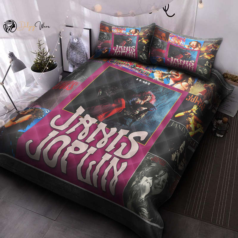Janis Joplin Bedding Set Decor Gift For Men Women Decor Gift For Men Women G95