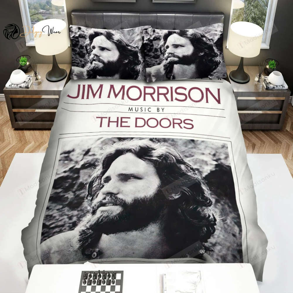 Jim Morrison Bedding Set Decor Gift For Men Women Decor Gift For Men Women G95