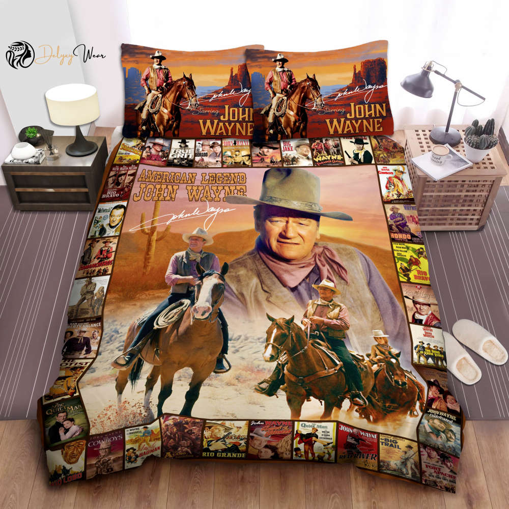 John Wayne Bedding Set Decor Gift For Men Women Decor Gift For Men Women G95