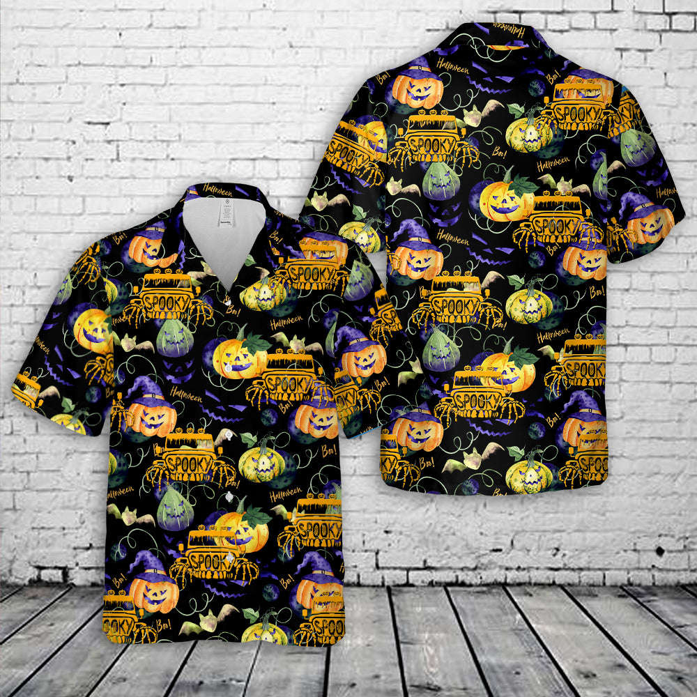 Jp Spooky Halloween Hawaiian Shirt Gift for Men Dad Father Gift for Men Dad Father