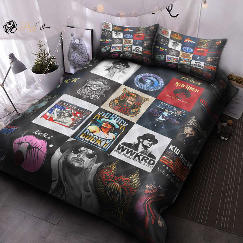 Kid Rock Bedding Set Decor Gift For Men Women Decor Gift For Men Women G95
