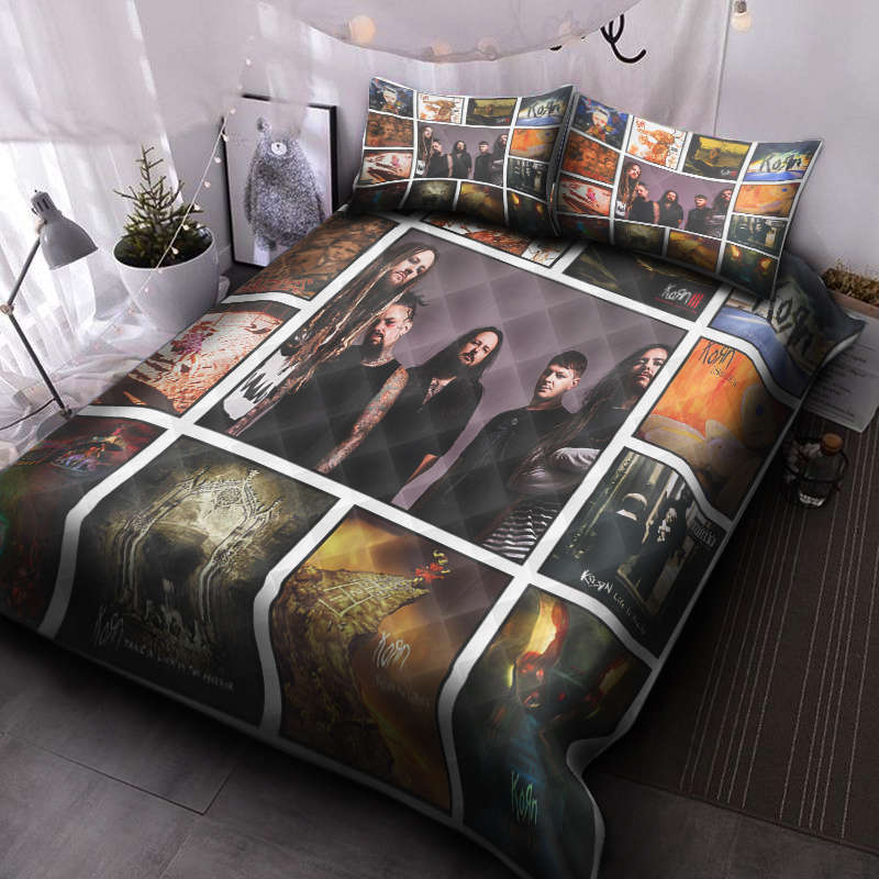 Korn 1 Quilt Bedding Set Decor Gift For Men Women Decor Gift For Men Women G95