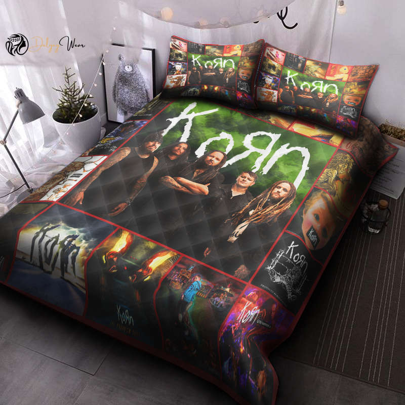 Korn Quilt Bedding Set Decor Gift For Men Women Decor Gift For Men Women G95