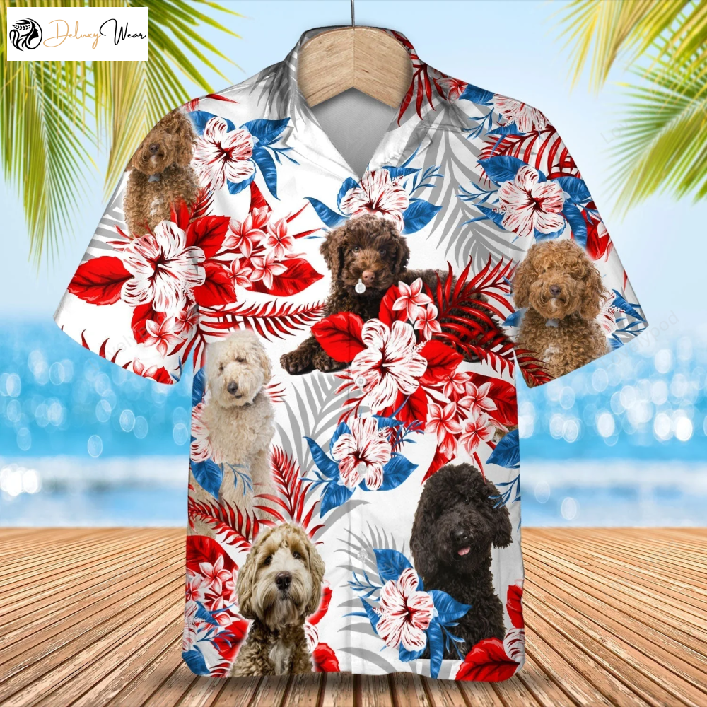 Labradoodle Hawaiian Shirt Gift for Men Women Fans – Summer Gift for Men and Women Aloha Shirt Gift for Men Women Fans for Summer