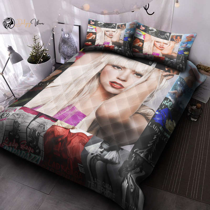 Lady Gaga Bedding Set Decor Gift For Men Women Decor Gift For Men Women G95