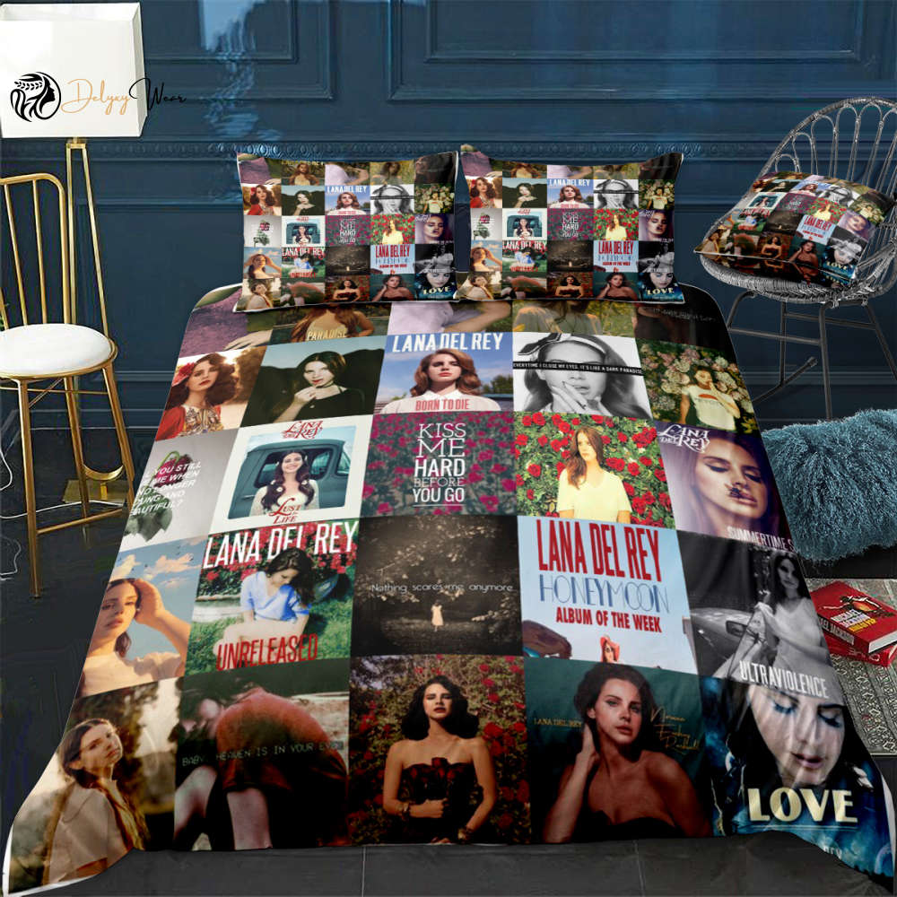 Lana Del Rey 1 Bedding Set Decor Gift For Men Women Decor Gift For Men Women G95