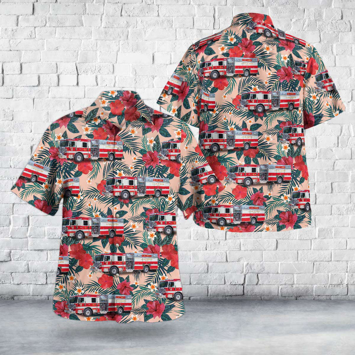 Laplata, Maryland, LaPlata Volunteer Fire Department Hawaiian Shirt Gift for Men Dad Father Gift for Men Dad Father