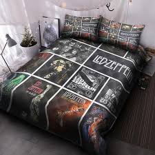 Led Zeppelin 1 Quilt Bedding Set Decor Gift For Men Women Decor Gift For Men Women G95