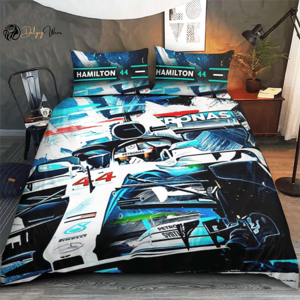 Lewis Hamilton 1 Bedding Set Decor Gift For Men Women Decor Gift For Men Women G95