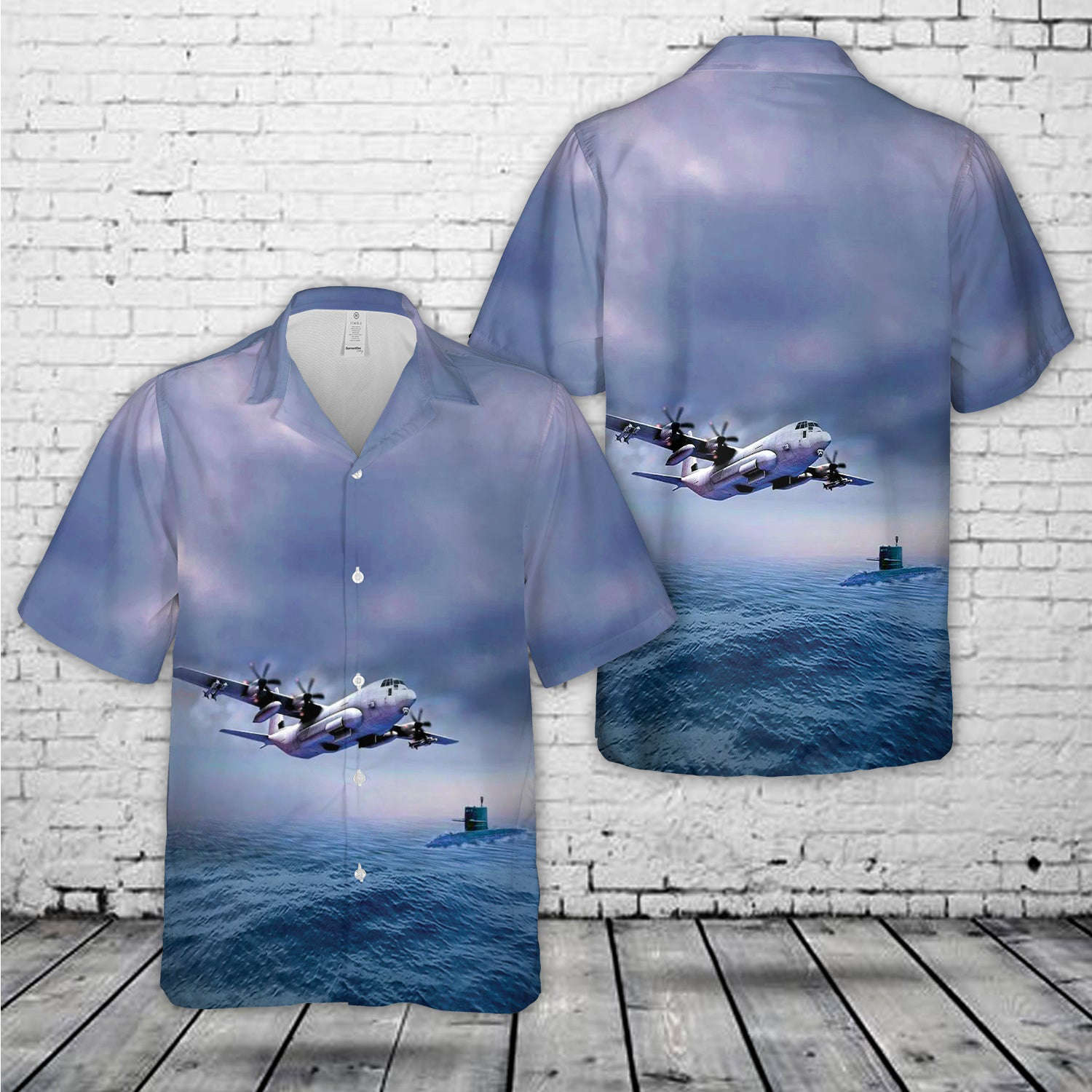Lockheed Martin SC-130J Sea Hercules Hawaiian Shirt Gift for Men Dad Father Gift for Men Dad Father