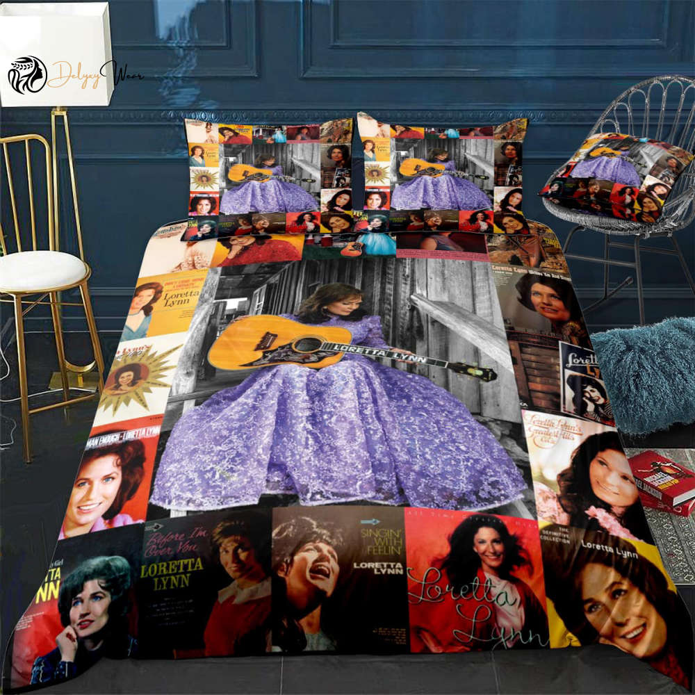 Loretta Lynn Bedding Set Decor Gift For Men Women Decor Gift For Men Women G95
