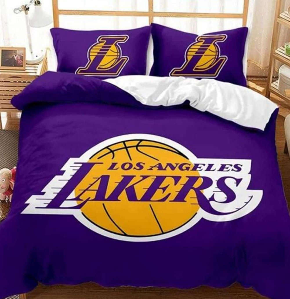 Los Angeles Lakers Bedding Set Decor Gift For Men Women Decor Gift For Men Women CH Los Angeles Lakers Bedding Set Decor Gift For Men Women Decor Gift For Men Women CH