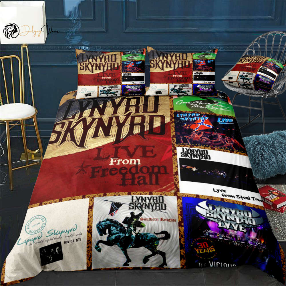 Lynyrd Skynyrd  Bedding Set Decor Gift For Men Women Decor Gift For Men Women G95