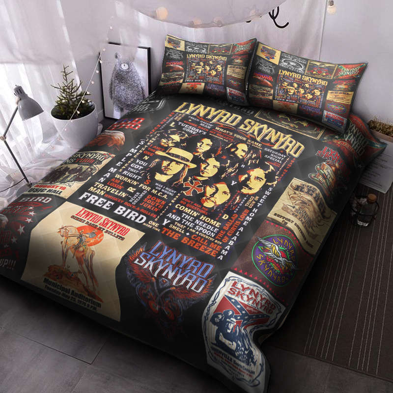 Lynyrd Skynyrd Quilt Bedding Set Decor Gift For Men Women Decor Gift For Men Women G95