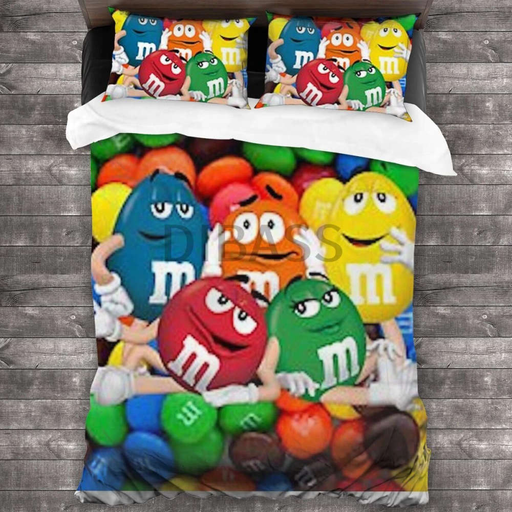 M&M’  1 Love Bedding Set Decor Gift For Men Women Decor Gift For Men Women G95