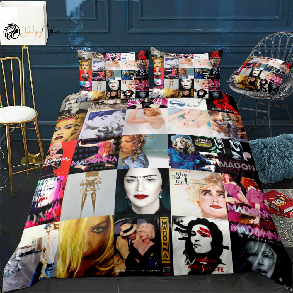 Madonna Bedding Set Decor Gift For Men Women Decor Gift For Men Women G95