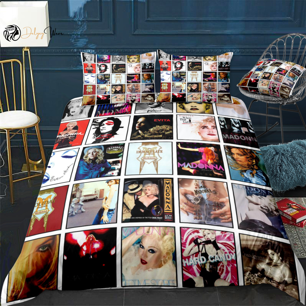Madonna g1 Bedding Set Decor Gift For Men Women Decor Gift For Men Women G95
