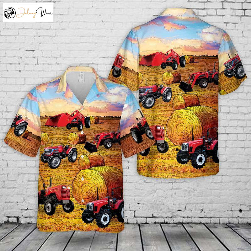 Mahindra Tractors USA Hawaiian Shirt: Farm-Inspired Fashion for Tractor Enthusiasts