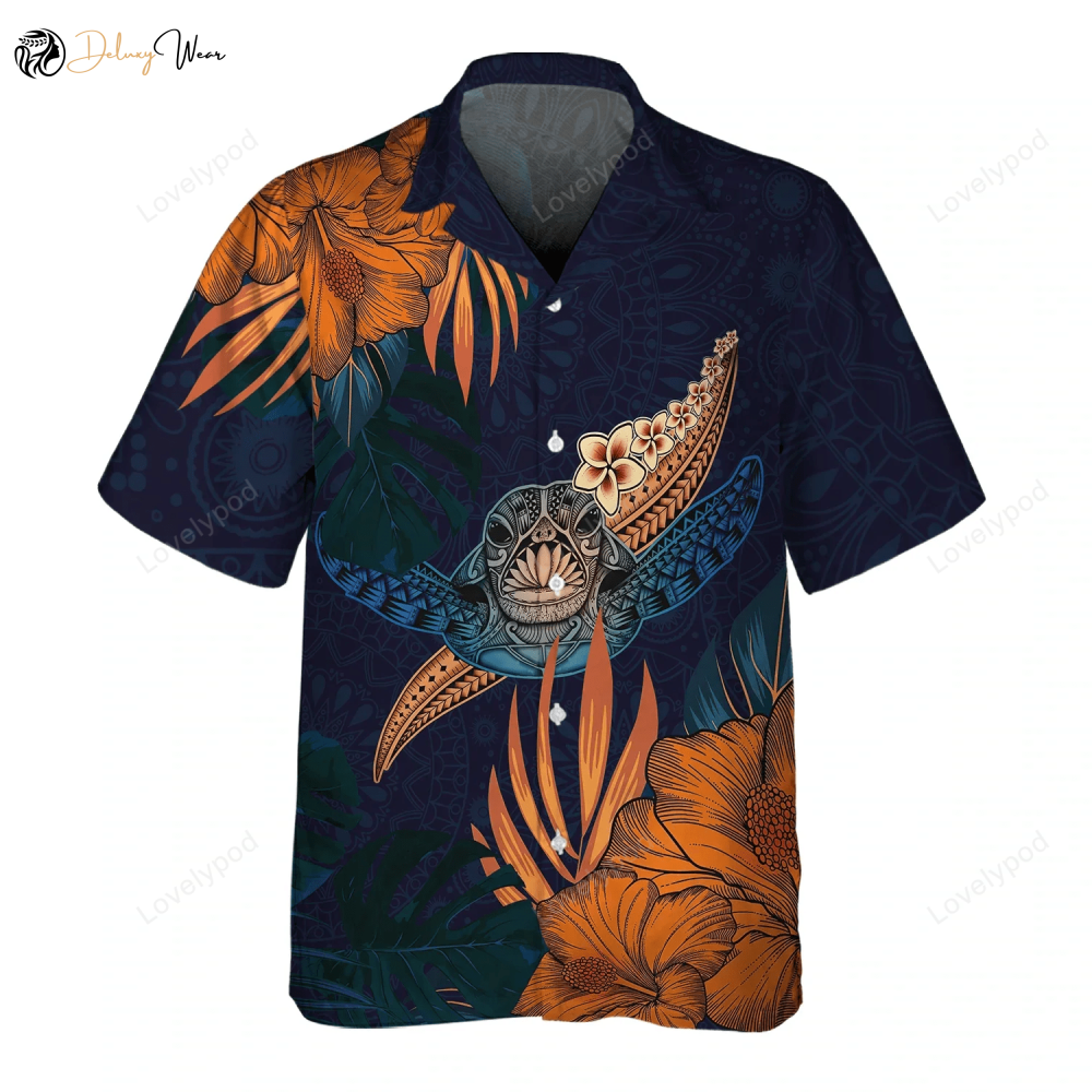 Mandala Turtle – 3D Hawaiian Shirt Gift for Men Women Fans for Men Perfect Gift for Turtle Lovers