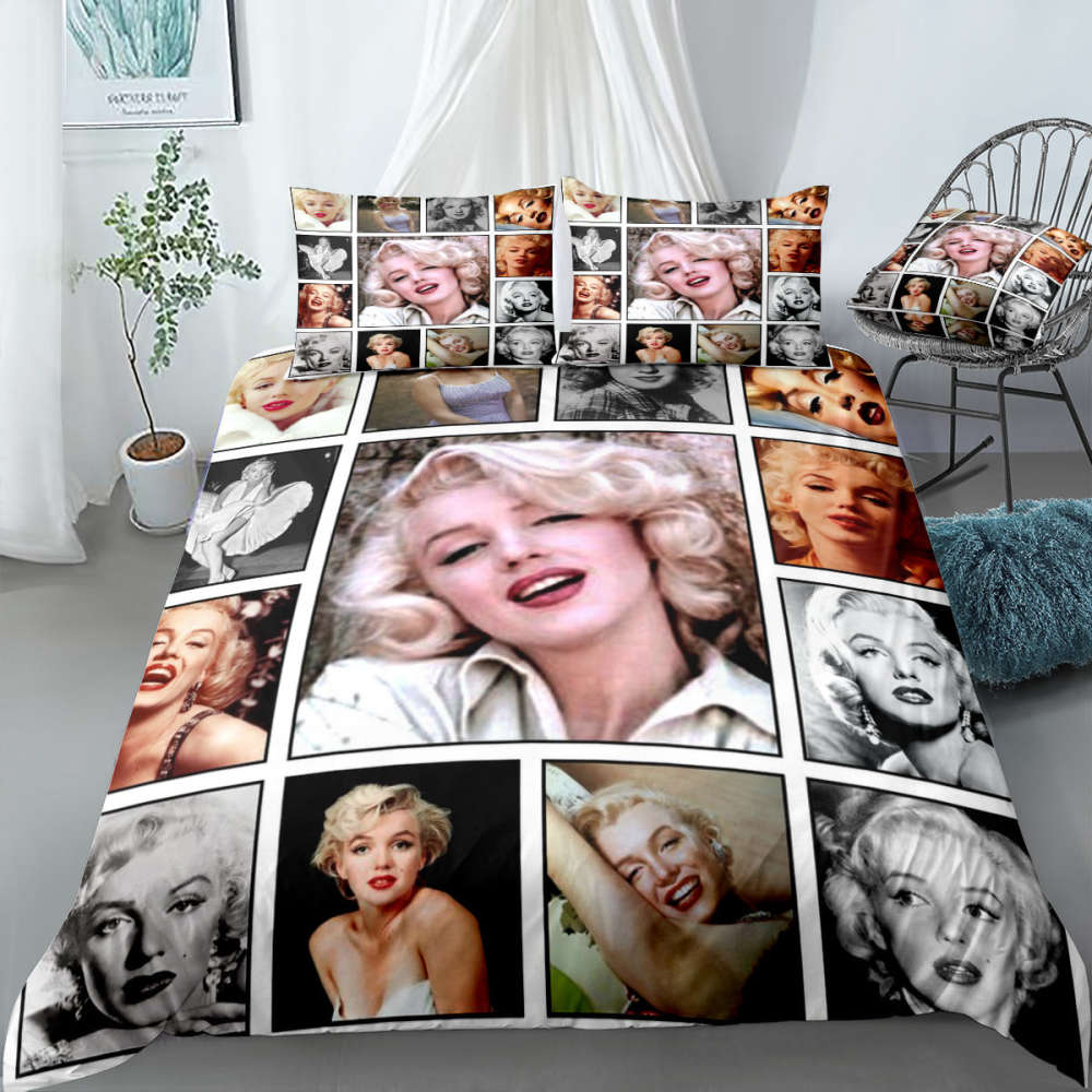 Marilyn Monroe Bedding Set Decor Gift For Men Women Decor Gift For Men Women CH
