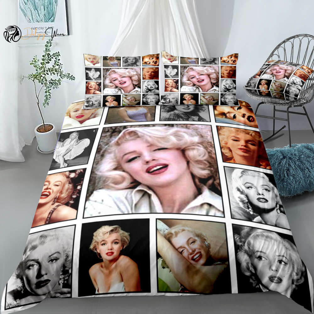 Marilyn Monroe Bedding Set Decor Gift For Men Women Decor Gift For Men Women CH