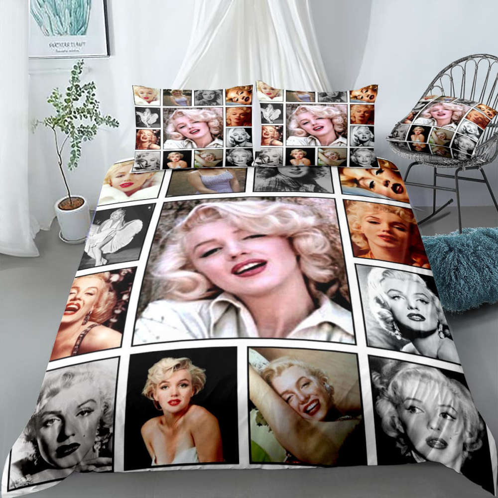 Marilyn Monroe Bedding Set Decor Gift For Men Women Decor Gift For Men Women G95
