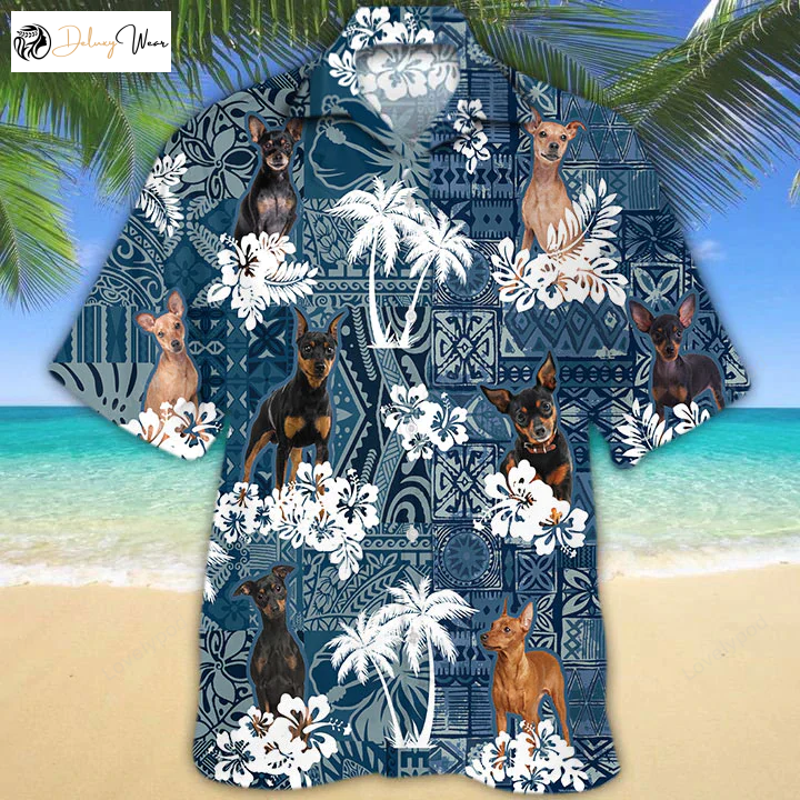Stylish Miniature Pinscher Hawaiian Shirt Gift for Men Women Fans: Perfect for Dog Lovers