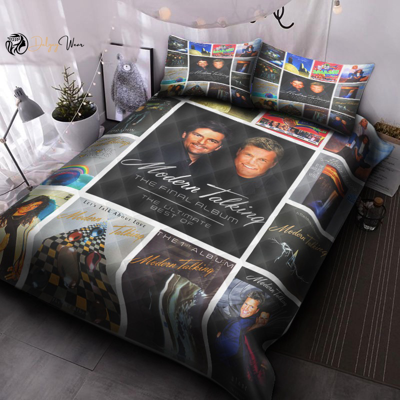 Modern Talking Quilt Bedding Set Decor Gift For Men Women Decor Gift For Men Women CH