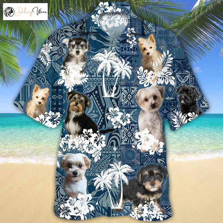 Stylish Morkie Hawaiian Shirt Gift for Men Women Fans: The Perfect Blend of Cuteness and Tropical Vibes