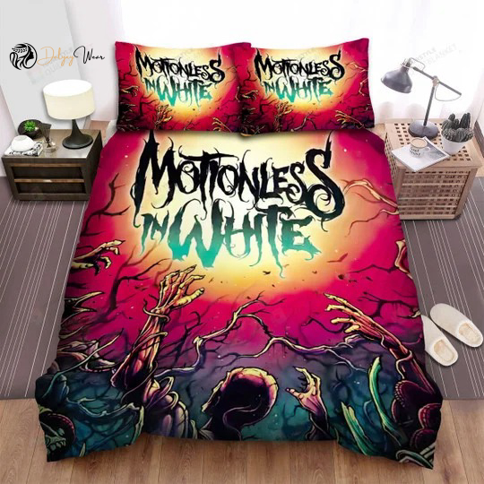 Motionless in White Bedding Set Decor Gift For Men Women Decor Gift For Men Women G95