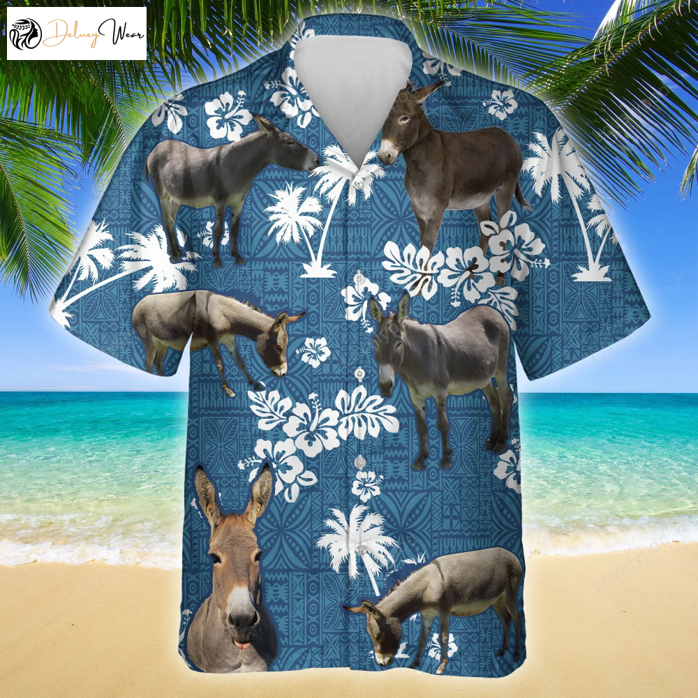 Mule Blue Tribal 3D Hawaiian Shirt Gift for Men Women Fans – All Over Printed Stand Out with Unique Style!