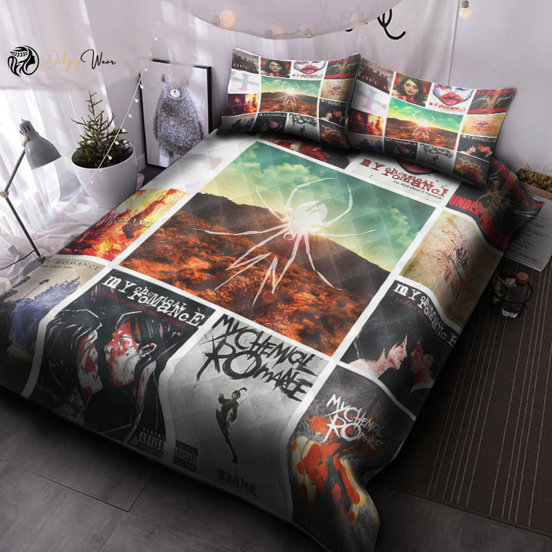 My Chemical Romance Quilt Bedding Set Decor Gift For Men Women Decor Gift For Men Women G95