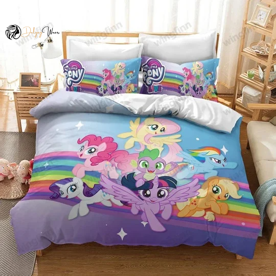 My Little Pony Bedding Set Decor Gift For Men Women Decor Gift For Men Women G95