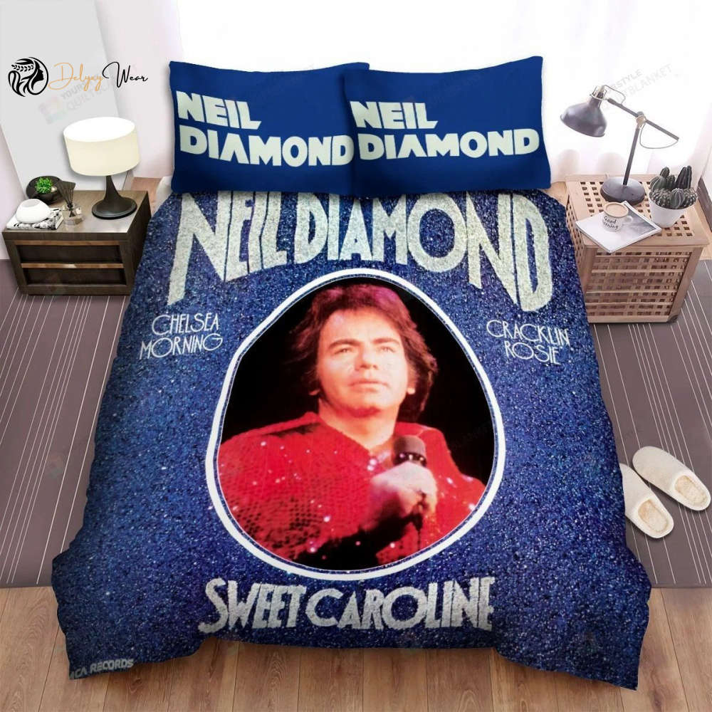 Neil Diamond 1g Bedding Set Decor Gift For Men Women Decor Gift For Men Women G95