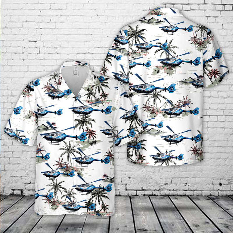 New England Life Flight Airbus Helicopters H145 Hawaiian Shirt Gift for Men Dad Father Gift for Men Dad Father