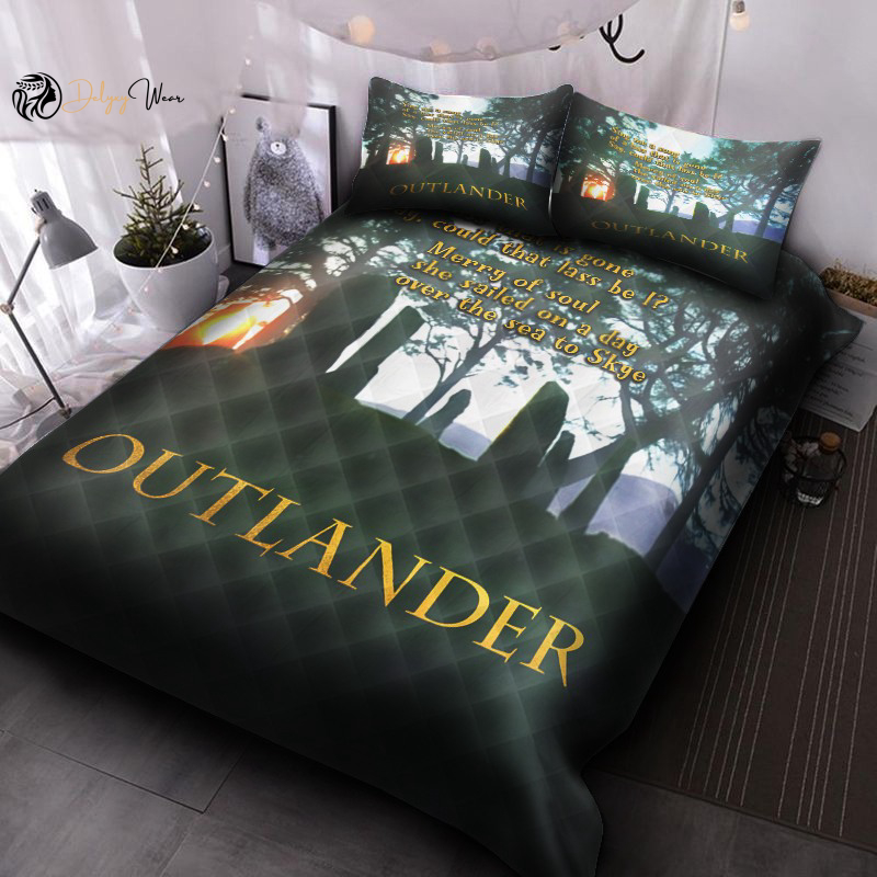 Outlander  Quilt Bedding Set Decor Gift For Men Women Decor Gift For Men Women CH