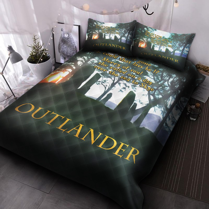 Outlander  Quilt Bedding Set Decor Gift For Men Women Decor Gift For Men Women CH